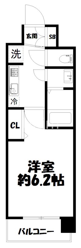 プレサンスTHE KYOTO 粋都の間取り