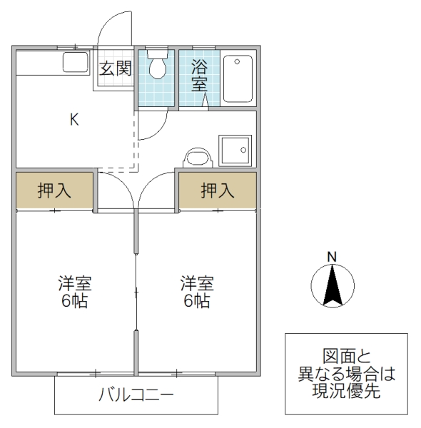 コーポグロリアの間取り