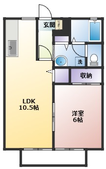 【サンライフロックの間取り】