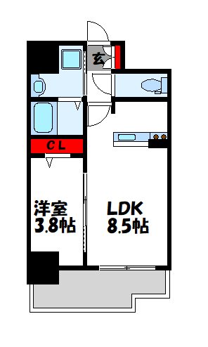 Forbis原町駅前の間取り