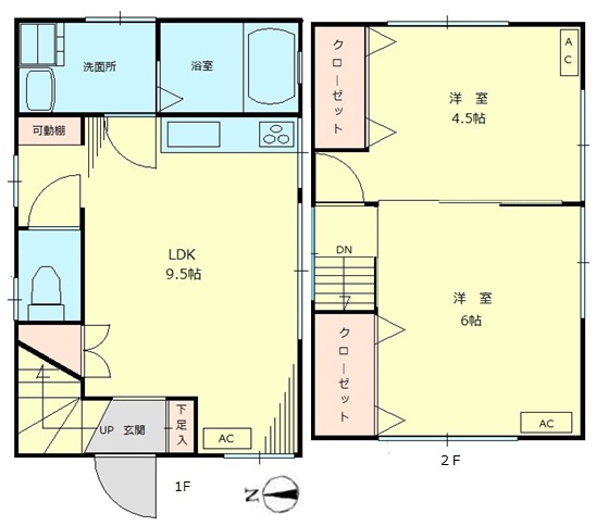 【大島６丁目一戸建の間取り】