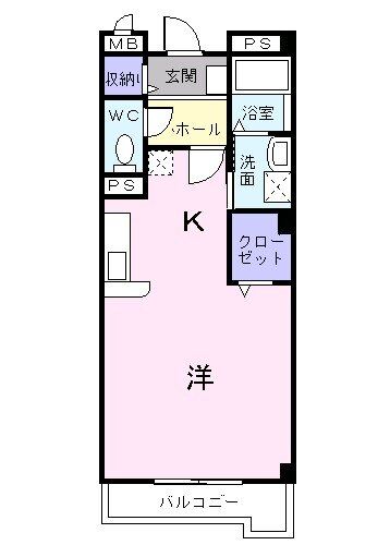 鈴鹿市南江島町のマンションの間取り