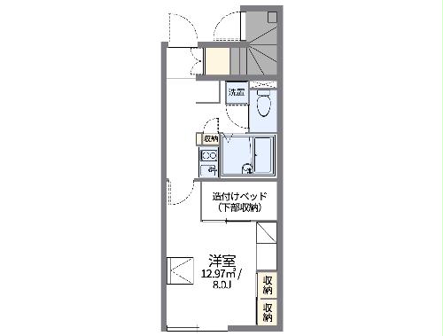 レオパレスサニーハイツの間取り