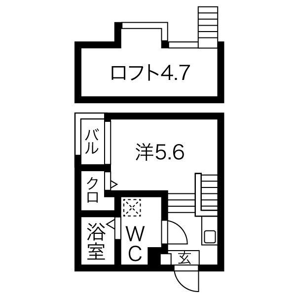 ハーモニーテラス志賀町IIIの間取り