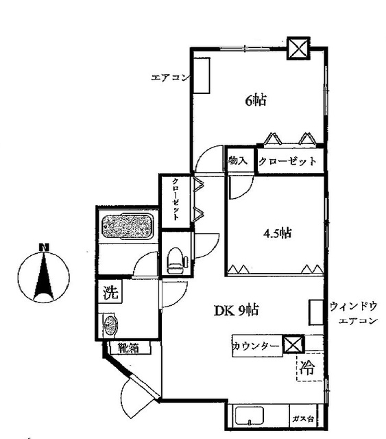 三家第1ビルの間取り