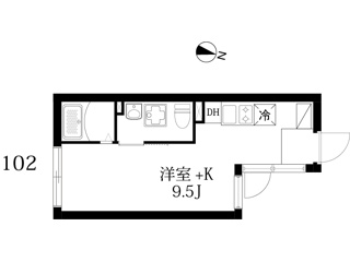 スカイヒルズ白山の間取り