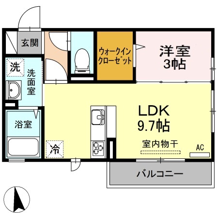 アゼリアブロムの間取り