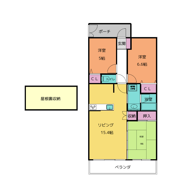 ライオンズマンション岡崎戸崎町の間取り