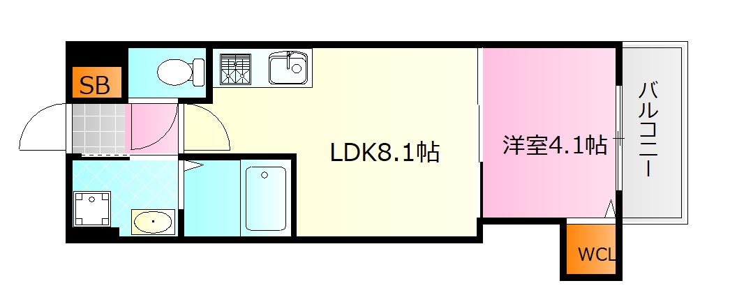 宇品海岸2丁目ビルの間取り