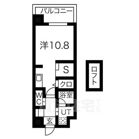 堺市堺区熊野町西のマンションの間取り