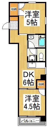 ふじみ野市上福岡のマンションの間取り