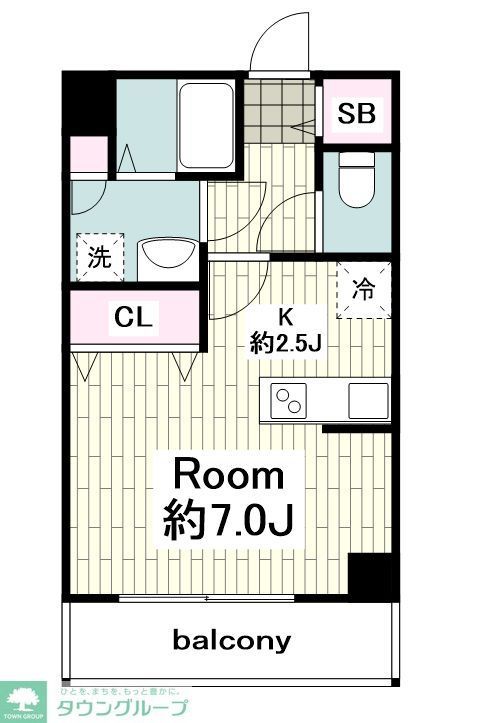 横浜市金沢区富岡東のマンションの間取り