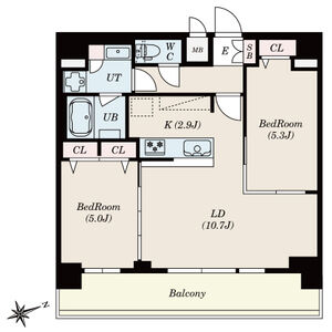 S-RESIDENCE四日市安島aloggioの間取り