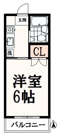 マルナカハイツＡの間取り