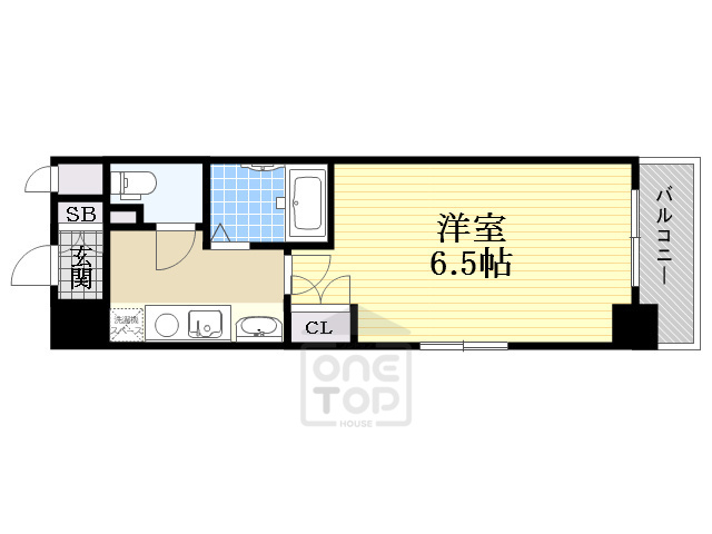 エスリード難波駅前の間取り