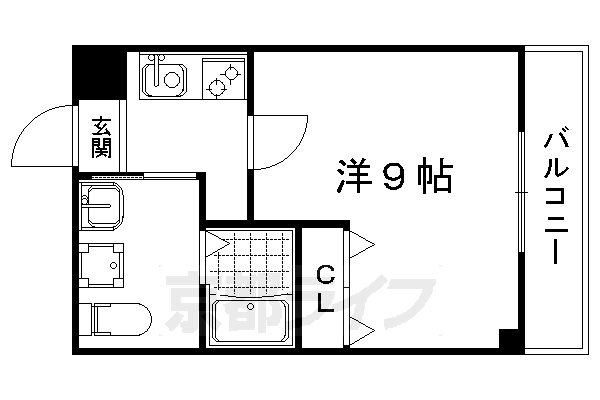 ディアネス西院の間取り