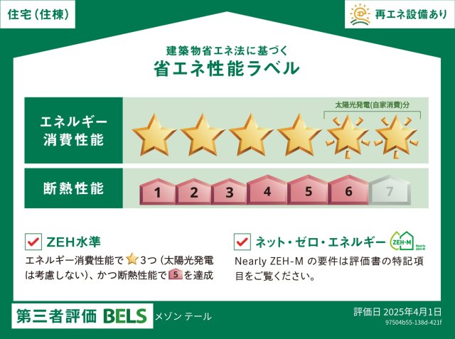 省エネ性能ラベル　★住棟★