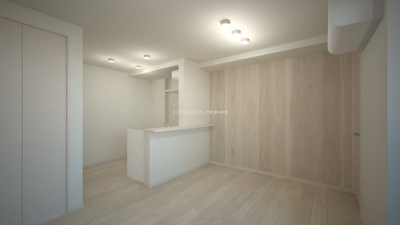 キッチン　パース参考写真※現況と異なります。