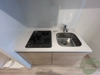 キッチン　システムキッチンなので、すぐお料理できちゃいます。