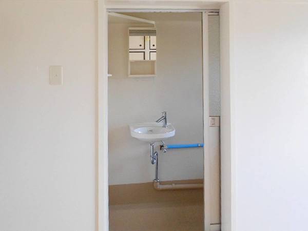 洗面設備　ビレッジハウスの同一物件・同一タイプの間取りの写真です