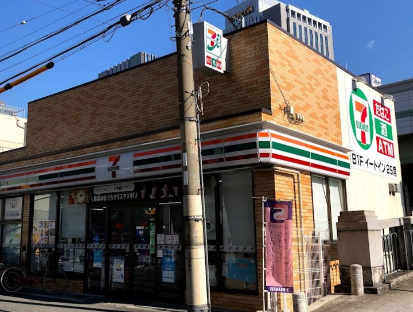 コンビニ　セブンイレブン　大阪大手橋前店（コンビニ）まで170m