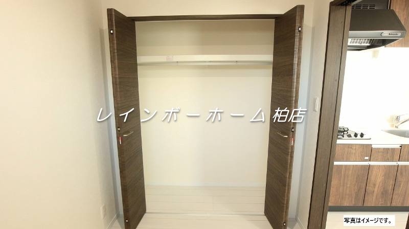 収納　たっぷりとした収納スペースです