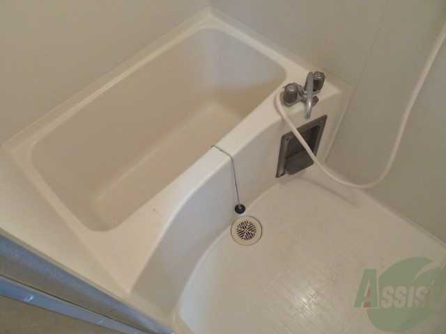 バス・シャワールーム　１人暮らしには、充分な広さですね。湯船につかるのも良いです。