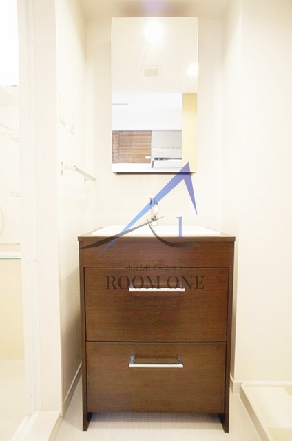 洗面設備　洗面台です。