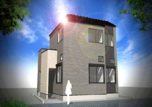 建物外観　完成予想パース