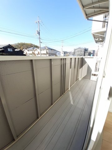 バルコニー　落ち着いた時間を過ごせるバルコニーです