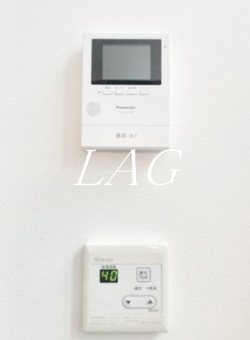 セキュリティ　モニター付きインターフォンです。