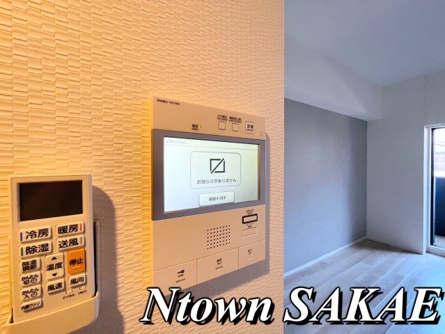 セキュリティ　モニター付きインターフォンです