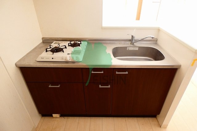 キッチン　シンプルな清潔感のあるキッチンです！