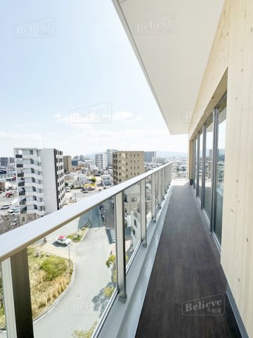 バルコニー　見晴らしの良い3面バルコニー♪