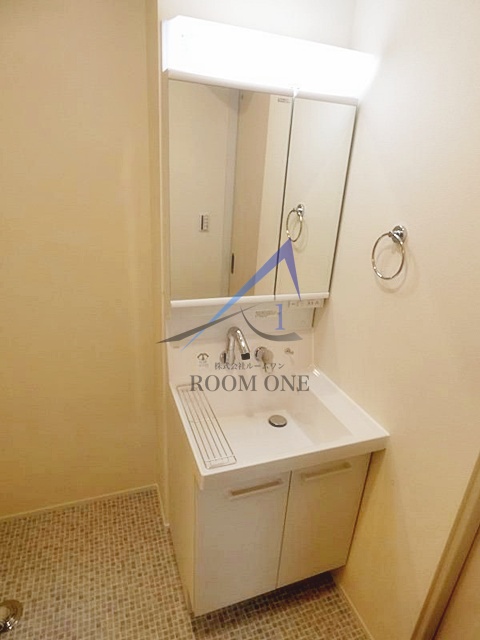 洗面設備　洗面台です。