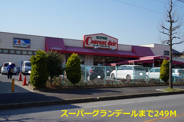 スーパー　スーパーグランデール（スーパー）まで249m