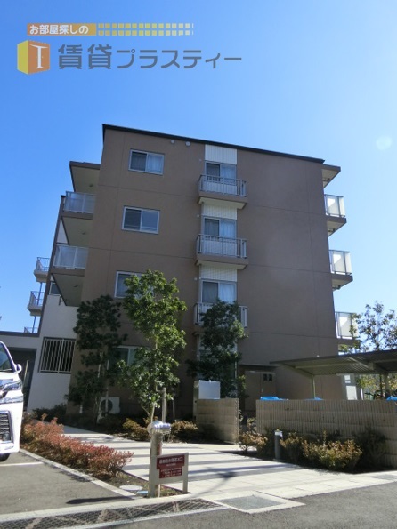 建物外観　前面開放空間の広がる、ペット可マンションです。