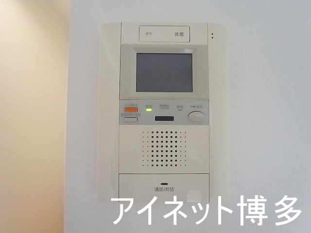 セキュリティ　モニターで来客を確認できるので安心です