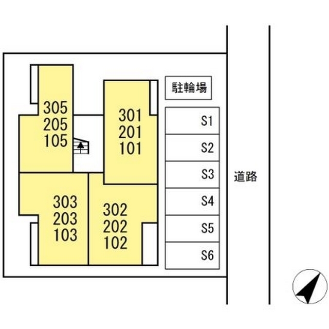 駐車場　配置図