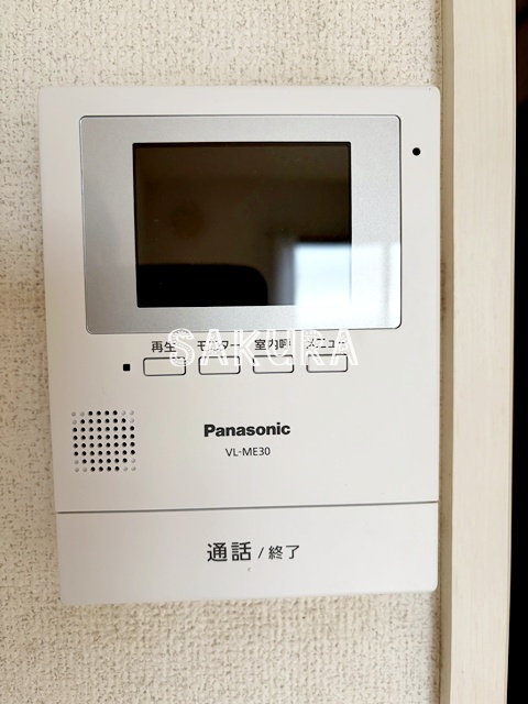セキュリティ　安心のモニター付きインターホンです♪