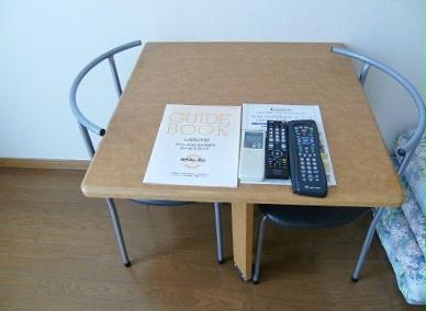 その他　テーブルセット　折り畳み可