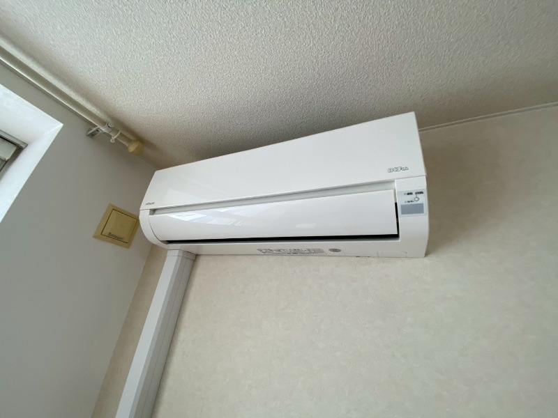 その他設備　エアコンが設置してありますので、寒暖対策もばっちり。