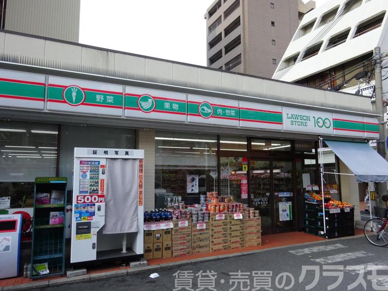 コンビニ　ローソンストア100 門真野里町店（コンビニ）まで25m