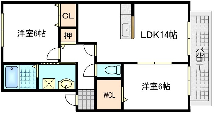 フォレストほうじの木の間取り写真