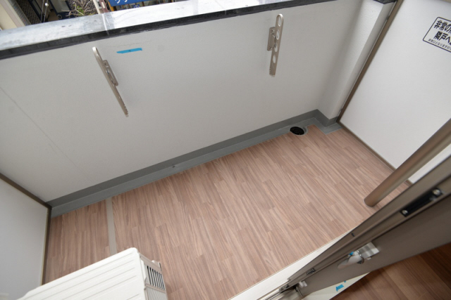 バルコニー　写真は反転タイプの別のお部屋の写真です