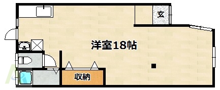 菊水町10丁目貸家の間取り写真