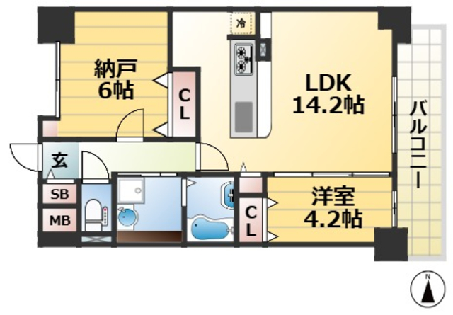 ラ フィエスタ新神戸の間取り写真