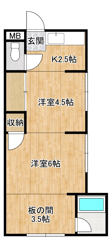 PZ-GARDENの間取り写真