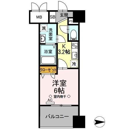 Trio Mare 蔵前の間取り写真