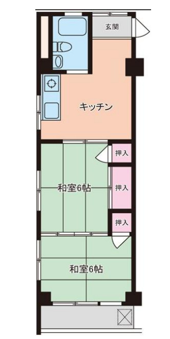 サンハイムの間取り写真